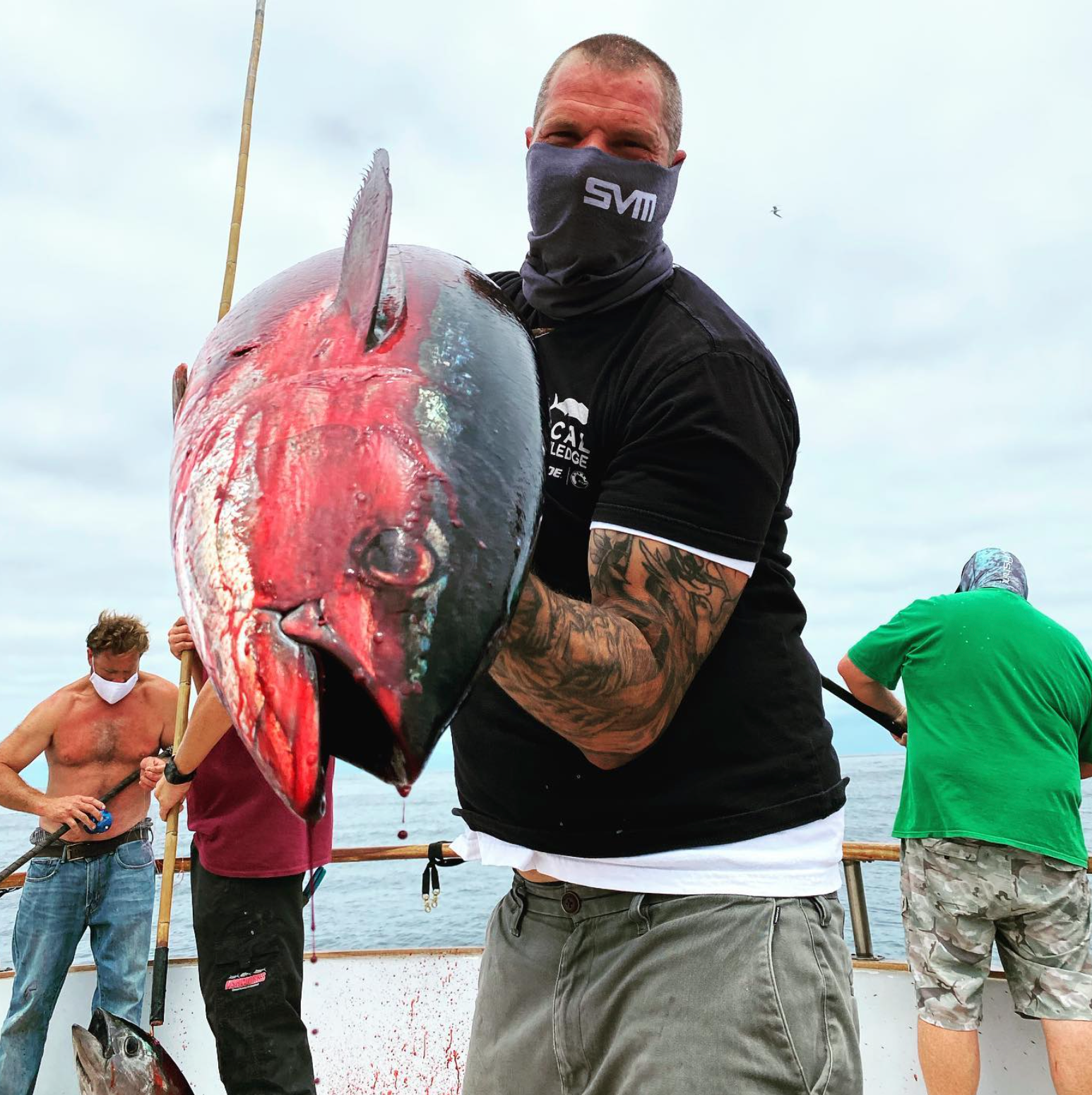 Mike Mongiello Kalletka Ambassador with Bluefin Tuna