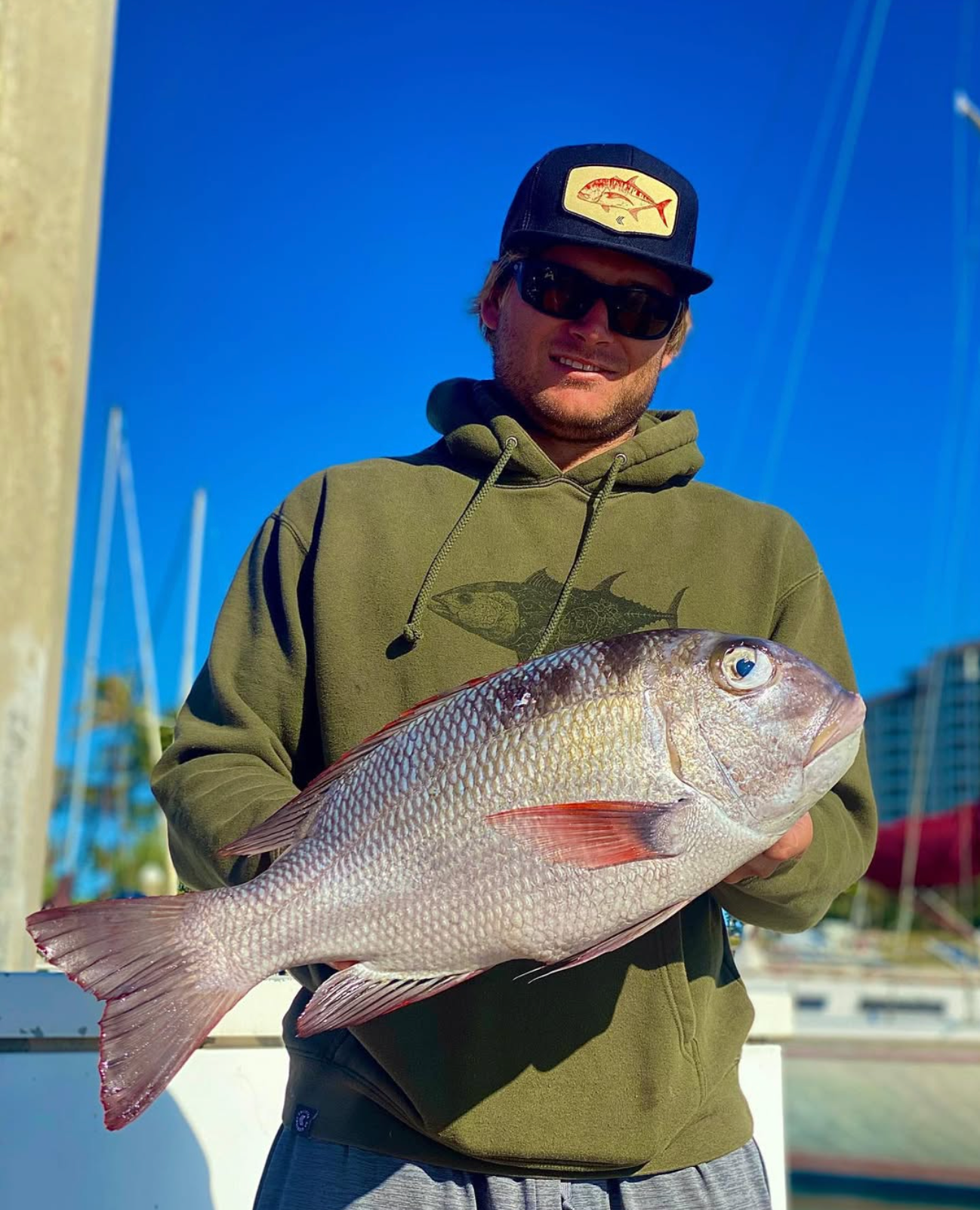 Kyler Parker with fishing out of Oahu