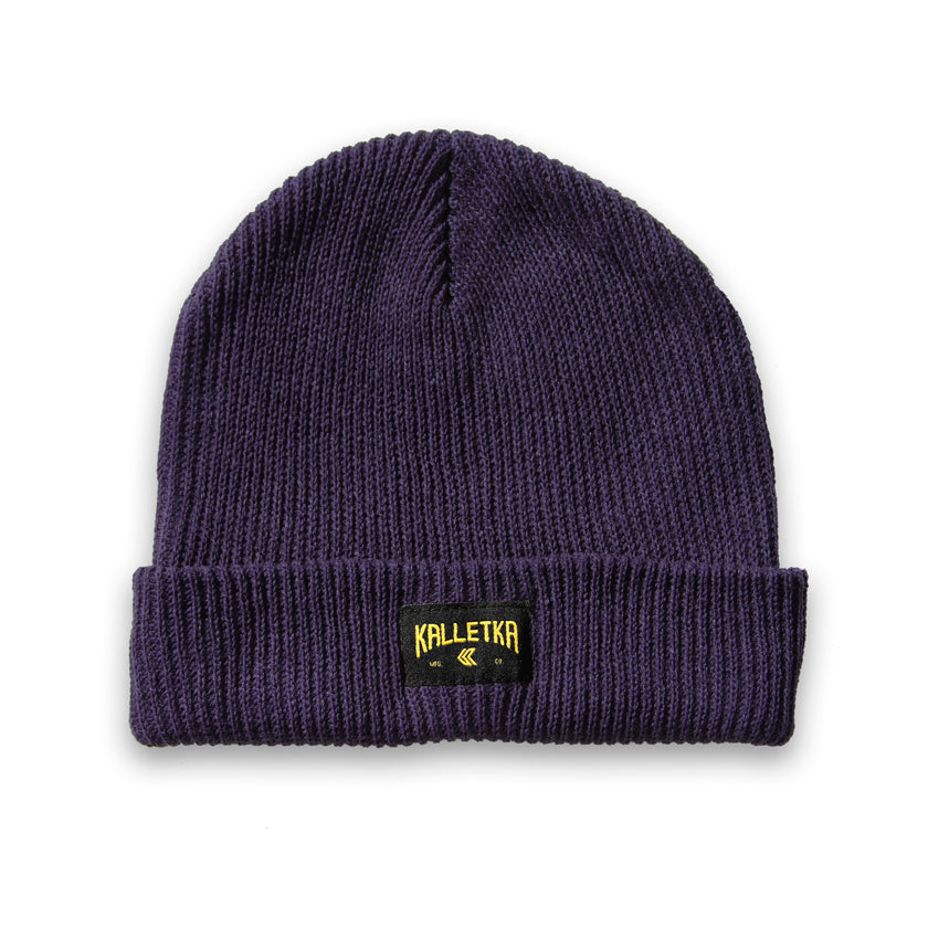 Kalletka Arch Label Beanie in Navy
