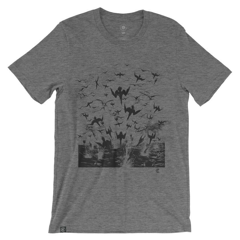 Bird Bomb T-Shirt in Grey | Kalletka