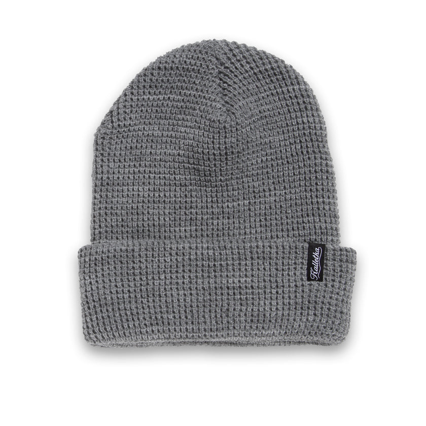 Kalletka Cursive Label Beanie - Grey Color