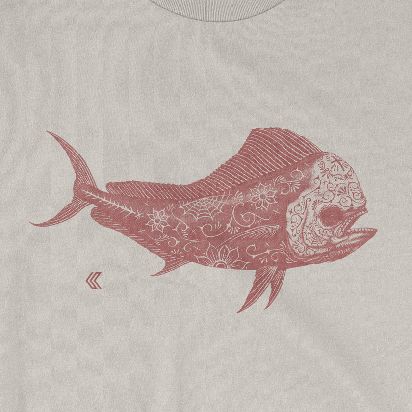 Day of the Dead Mahi-Mahi Art Tee from Kalletka