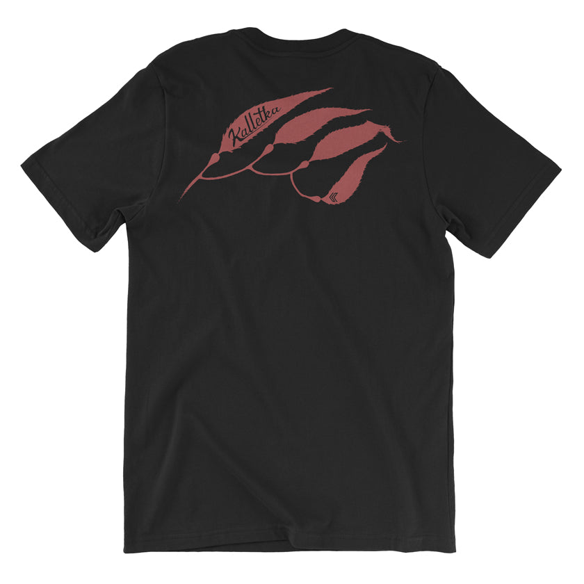 Kelp Strand T-Shirt in Black - back view