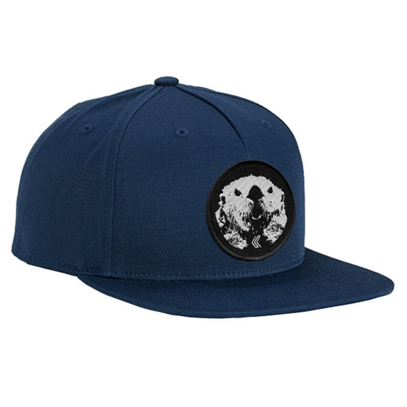 Mad Sea Otter 5-Panel Snapback Hat – Navy