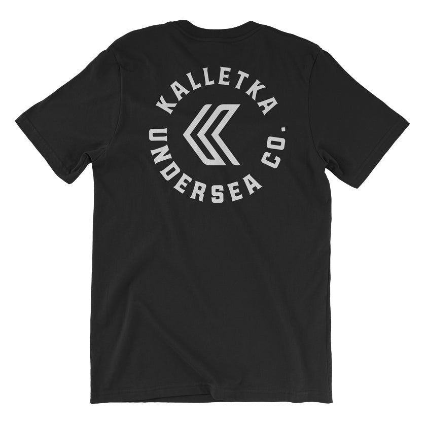 Original Kalletka Logo T-Shirt in Black - Back View