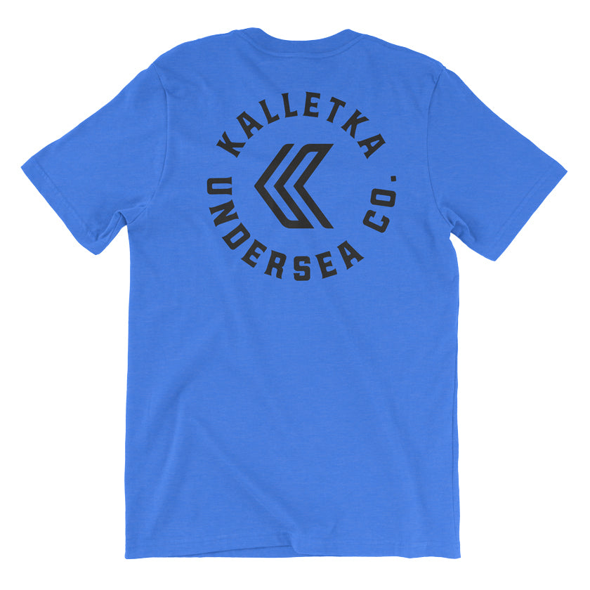 Original Kalletka Logo T-Shirt in Blue - bsck view