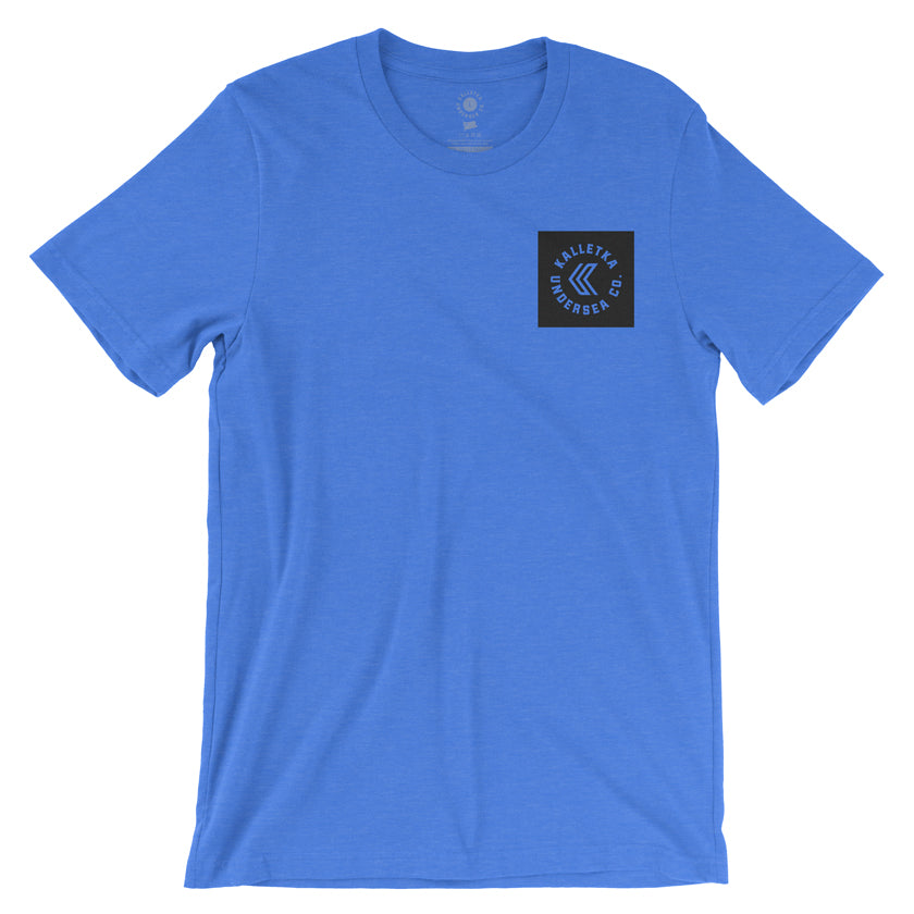 Original Kalletka Logo T-Shirt in Blue - front view