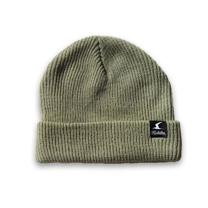 Tern Label Beanie in Sage | Kalletka