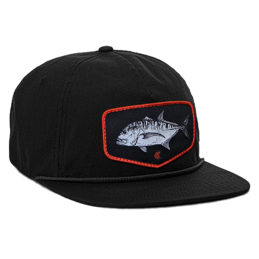 Nlack Ulua Patch Hat - Front View