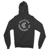 Men's Fleece Zip Hood Sweatshirt--Original Circle--Black