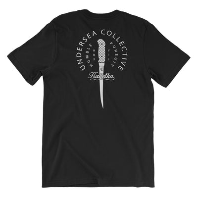 Fillet Knife T-Shirt in Black - back view