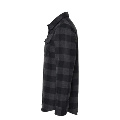 Flannel Black and charcoal side