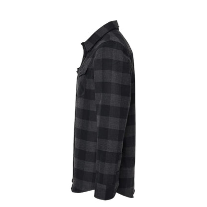 Flannel Black and charcoal side