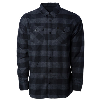 Flannel Black and charcoal 