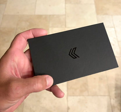 Kalletka Gift Card ---Matte Black- Stainless Steel w/ Magnetic Case