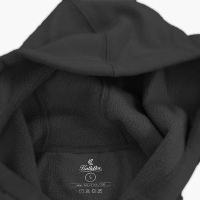 Inside sweatshirt hood detail fleece