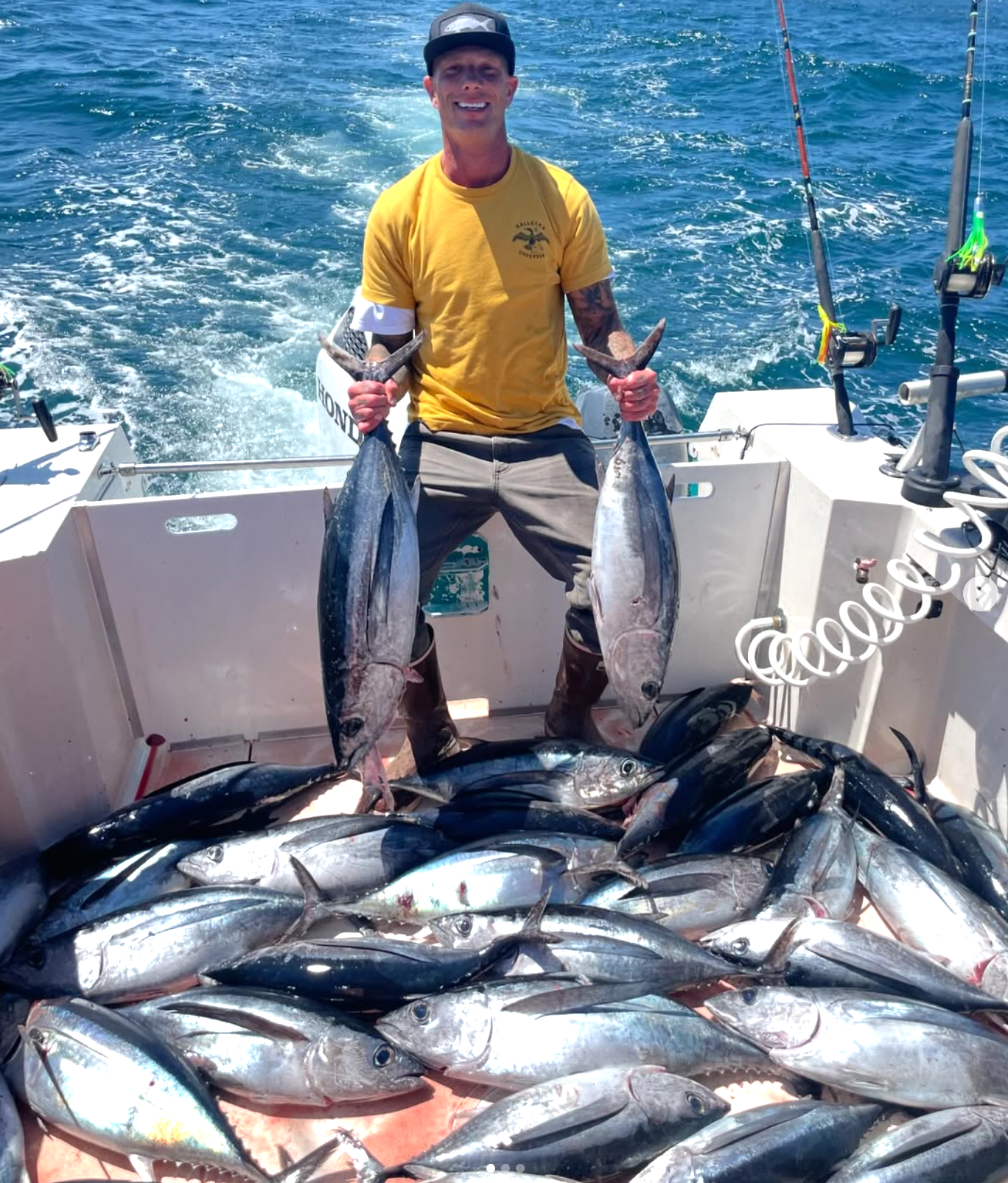 Mike Mongiello Kalletka Ambassador with Albacore