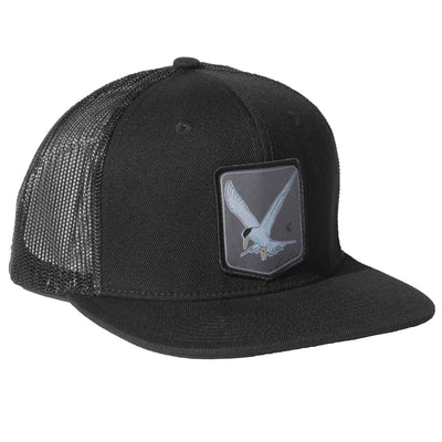 Tern Patch logo on black hat.