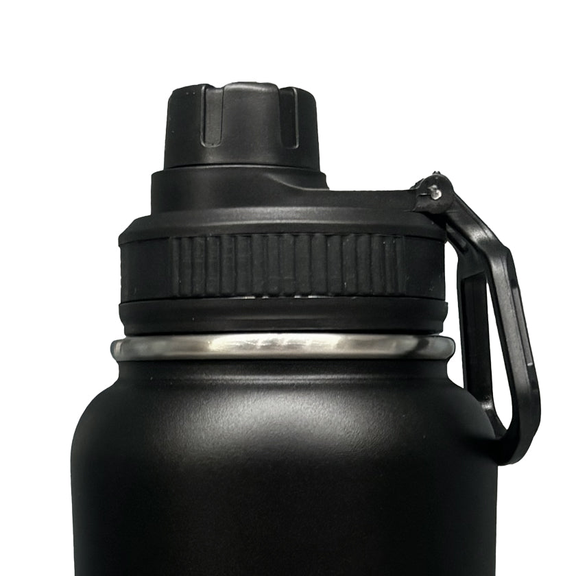Insulated Water Bottle -- 32oz -- Matte Black