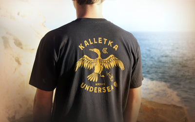 Black Cormorant Shirt on Model | Kalletka