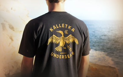 Black Cormorant Shirt on Model | Kalletka