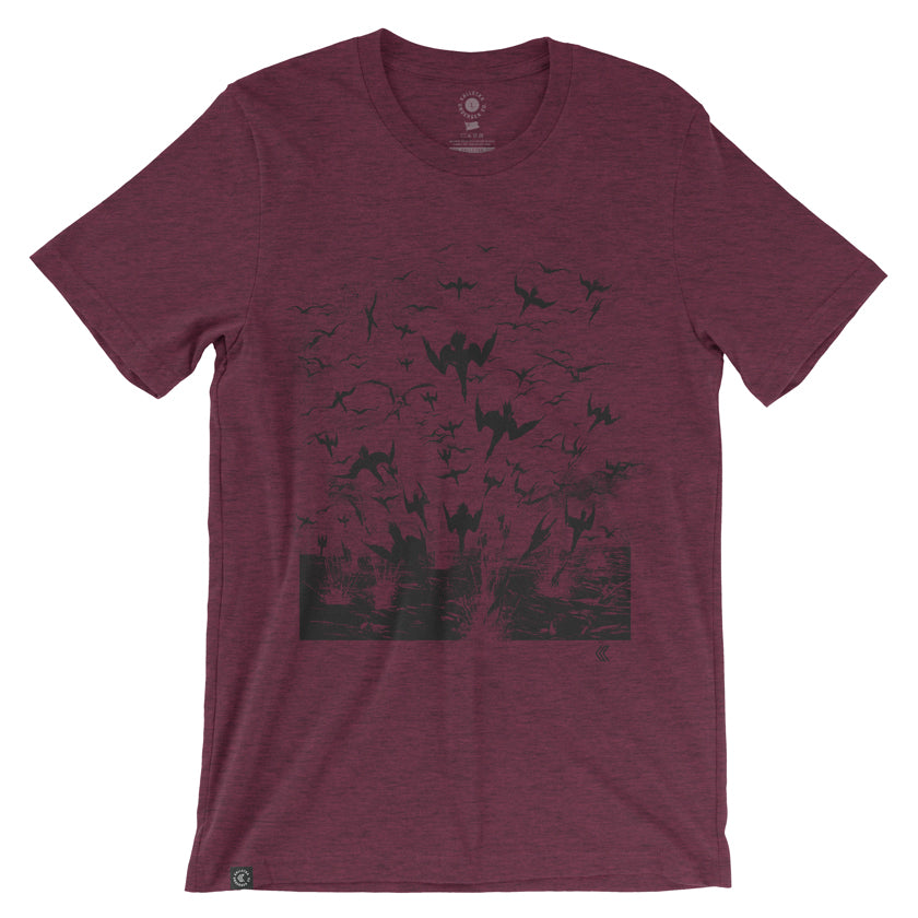 Bird Bomb T-Shirt in Sangria