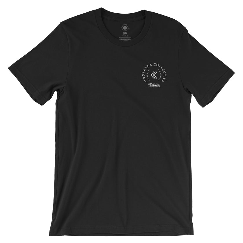 Fillet Knife T-Shirt in Black - front view