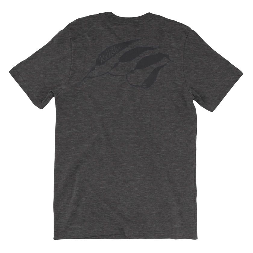 Kelp Strand T-Shirt in Grey - back view 