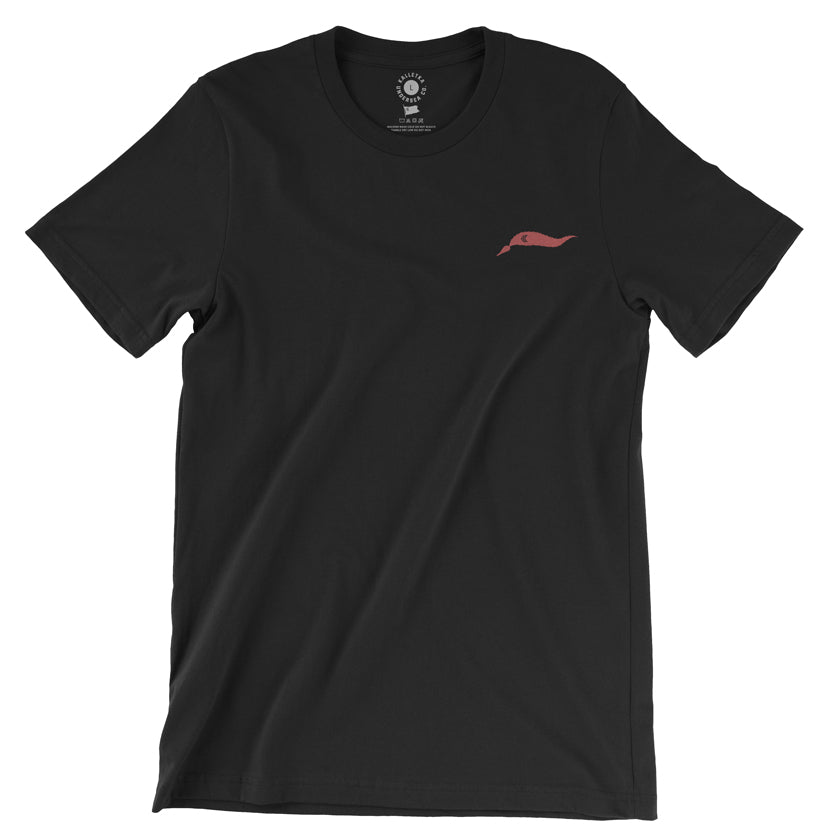 Kelp Strand T-Shirt in Black - front view