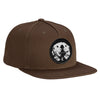 Mad Otter Cotton 5 Panel Snapback ---Brown