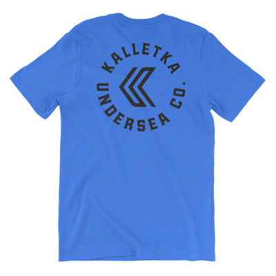  Original Kalletka Logo T-Shirt in Blue - bsck view