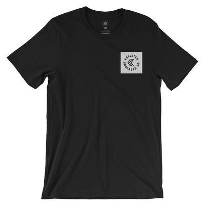 Original Kalletka Logo T-Shirt in Black - Front View