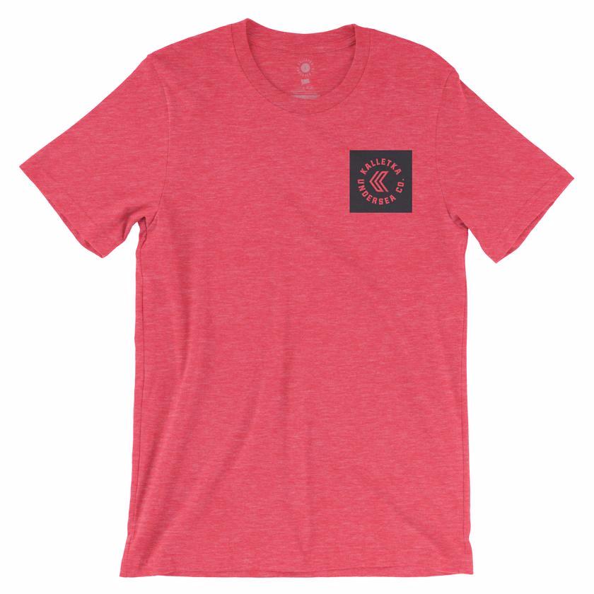 Original Kalletka Logo T-Shirt in Red - Front view