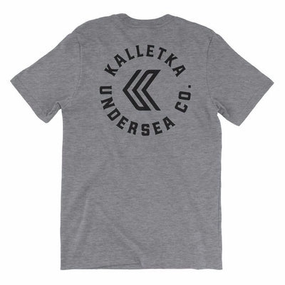 Original Kalletka Logo T-Shirt in Grey - Back View
