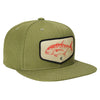 Ulua Patch Wool Blend Trucker ---Olive-Tan Patch